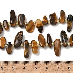 Natürlichen Tigerauge Perlen Stränge&nbsp;G-Z130-A01-01