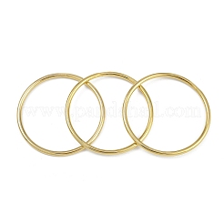 3 Stück vakuumplattiertes PVD-Armreif-Set aus Edelstahl 201 für Damen&nbsp;BJEW-F476-05G