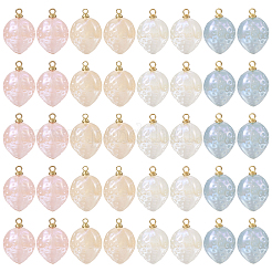 Pendenti acrilici della pietra preziosa imitazione 40pcs 4 colori&nbsp;SACR-TA0001-22