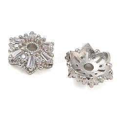 Coupelles en laiton avec zircone cubique à micro-pavé&nbsp;CU-CBA6E4E-03P