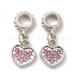 Alliage de placage en rack strass breloques européennes&nbsp;PALLOY-P289-14P-03