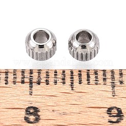 Anlaufgeschützte Abstandsperlen aus Edelstahl 304&nbsp;STAS-T034-4mm-01