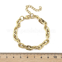 304 Edelstahl-Kabelkettenarmbänder für Damen&nbsp;BJEW-F488-14G