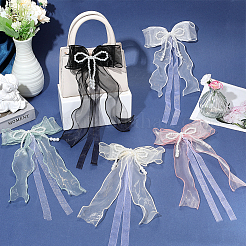 Broches de encaje con lazo para la ropa&nbsp;JEWB-WH20014-06B