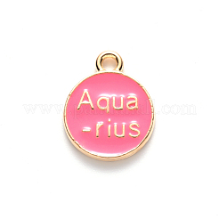 Pendentifs d'émail en alliage&nbsp;ENAM-S124-01B-03J