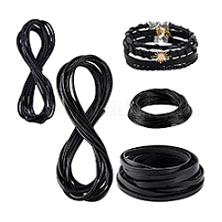 4 style de cordon en cuir de vache tressé&nbsp;WL-PH0024-26B
