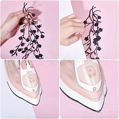 Appliques en forme de fleur de prunier&nbsp;PATC-WH0007-11B