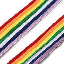Polyesterband in Regenbogenfarbe&nbsp;RABO-PW0001-129
