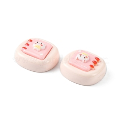 Cabochons en résine de dessin animé mignon opaque&nbsp;CRES-O006-06C