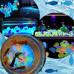 100 pz di perline di resina luminosa per la decorazione dell'esposizione&nbsp;RESI-SP0001-47A