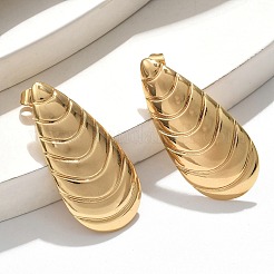 Boucles d'oreilles à tige en acier inoxydable 304&nbsp;EJEW-U047-20G