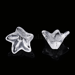 Bouchons de perles de verre transparents&nbsp;GLAA-A011-09D