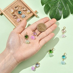 10 Stück Anhänger aus Glas&nbsp;PALLOY-YW00219