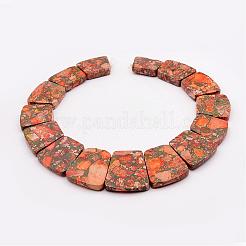 Towanite und imperial jasper abgestufte Perlenstränge&nbsp;G-P296-B04
