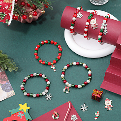 Bausatz zum Selbermachen von Weihnachtsarmbändern&nbsp;DIY-SC0021-67