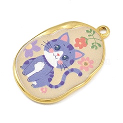 Pendentifs imprimés en acier inoxydable 304&nbsp;STAS-P419-13G-02