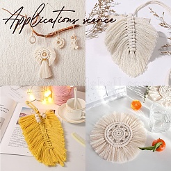 12 pièces 12 anneaux de cerceau en bois de style macramé pour la fabrication artisanale de bricolage&nbsp;DIY-WH0545-004