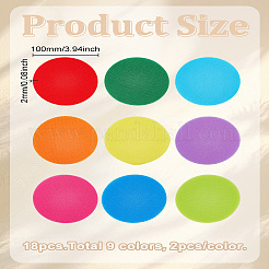 18 Stück 9 Farben Spotmarker Teppichmarker&nbsp;AJEW-LP0005-17