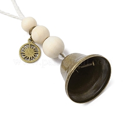 Ornamenti appesi a forma di campana di ferro&nbsp;HJEW-JM02523-04