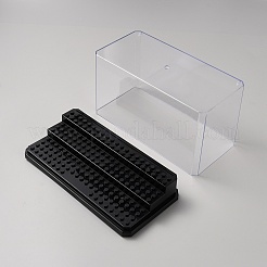 3-stöckige Vitrine für Actionfiguren aus Kunststoff&nbsp;ODIS-WH0002-99