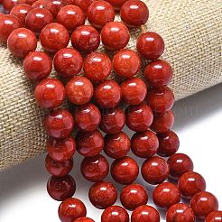 Chapelets de perles en jade de malaisie naturelle&nbsp;G-L645-A01-14mm-09