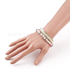 Set di braccialetti elasticizzati 4 pz 4 stili&nbsp;BJEW-JB05901
