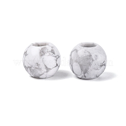 Natürliche Howlith europäische Perlen&nbsp;G-Q602-09A-06