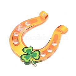 Undurchsichtig bedruckte Acrylanhänger zum St. Patrick's Day&nbsp;OACR-A045-05F