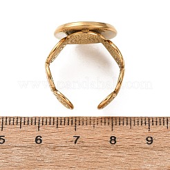 Componenti dell'anello a spirale in acciaio inossidabile 304 per bracciale&nbsp;STAS-P454-02E-G