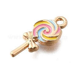 Ciondoli di smalto in lega zinco&nbsp;FIND-U029-01G-13