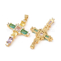 Pendentifs en laiton avec zircon&nbsp;LS-KK-L255-08G