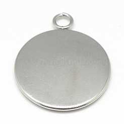 Cabochon pendenti in acciaio inossidabile 304 anti-ossidazione&nbsp;LS-STAS-T008-130