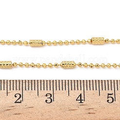 2 mm lange Satellitenketten-Halsketten aus Messing für Damen&nbsp;NJEW-B148-03G