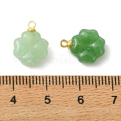 3 Stück 3 Farben imitierte Jade-Glasanhänger&nbsp;PALLOY-JF05402-01