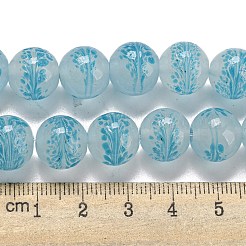 Chapelets de perles vernissées manuelles&nbsp;LAMP-L079-05G