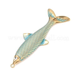 Grands pendentifs en acier inoxydable 304 émaillé&nbsp;SA-CBA800D-02F-G
