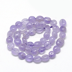 Natürliche Lavendel-Amethyst-Perlenstränge&nbsp;X-G-R445-8x10-23