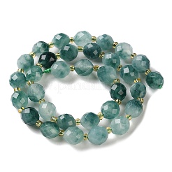 Gefärbt natürlichen weißen Jade Perlen Stränge&nbsp;G-N342-149I-29