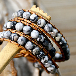 Armbänder aus Natursteinperlen&nbsp;WG9B6C1-01