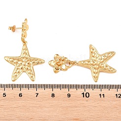 Orecchini pendenti in acciaio inossidabile 304&nbsp;EJEW-L317-05G-02