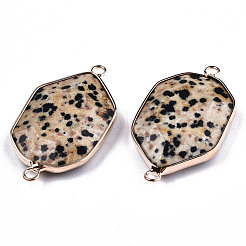 Diaspro dalmata naturale collega connettori&nbsp;G-T131-48G-04