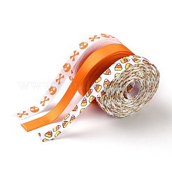 16 rouleau de ruban de satin halloween&nbsp;SRIB-P015-02