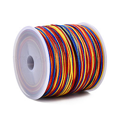 Cordon tressé en nylon teint par segment&nbsp;NWIR-N016-01A