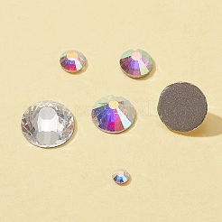 10 strass posteriore piatto in vetro stile&nbsp;RGLA-FS0001-04