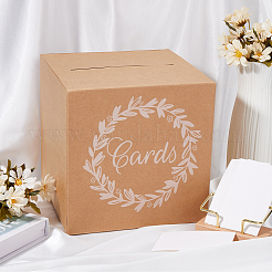 1 Set quadratische bedruckte Kartons für Hochzeitskarten&nbsp;CBOX-SP0001-01A