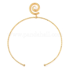Gargantilla abierta con colgante de acero inoxidable 304 para mujer&nbsp;NJEW-Z046-07G-02