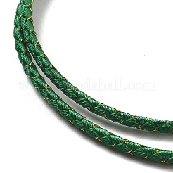 Fabrication de colliers tressés en cordon polyester&nbsp;MAK-L043-03G-15