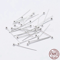 925 pernos de cabeza de plata esterlina&nbsp;STER-F036-20S-1.5x20