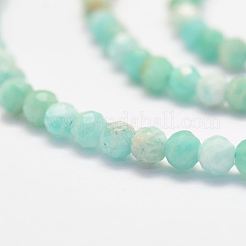 Natur amazonite Perle Stränge&nbsp;X-G-P279-42-3mm