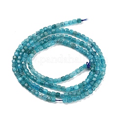 Fili di perline di apatite blu naturale&nbsp;G-H042-B12-01B